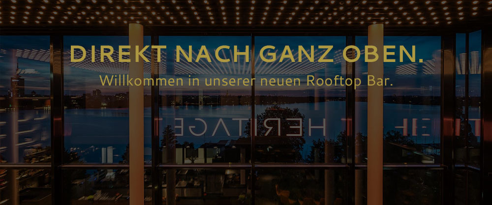 Hamburgs neue Rooftop Bar - Aussicht aus der Heritage Bar